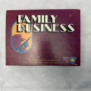 VTG Family Business Mayfair Games 1989 Mob Vengeance Card Game Night Complete